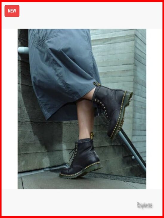 Unisex Combat Boots with Fleece Lining, Durable Leather, All-Day Comfort main image 7